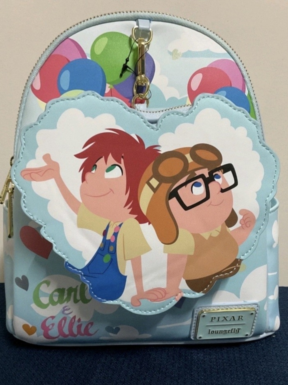 Loungefly Pixar UP Young Carl And Ellie Mini backpack